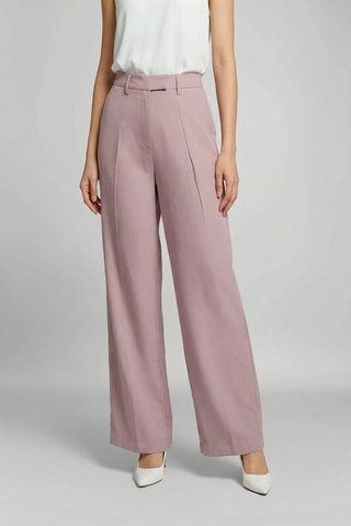 Pantalón de tiro alto Silvie - Rosa viejo