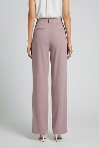 Pantalón de tiro alto Silvie - Rosa viejo