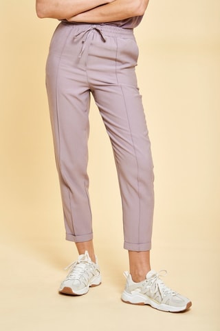 Pantaloni 7/8 a vita alta Samia - Viola