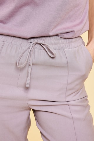 Pantaloni 7/8 a vita alta Samia - Viola