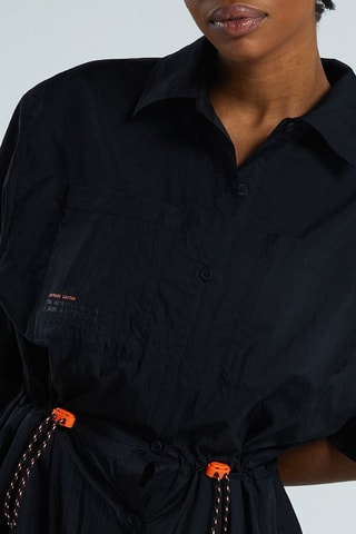 Vestido camisero Berthe - Negro