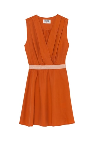 Vestido evasé Lise - Naranja