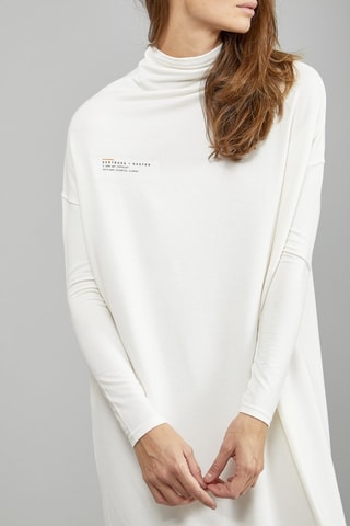 Vestido recto Géraldine - Blanco