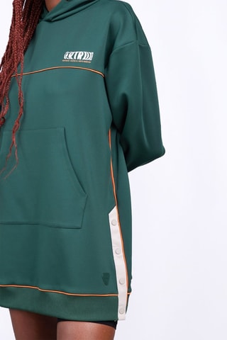 Vestido sudadera Gloria - Verde oscuro