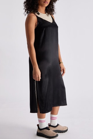 Vestido midi Garance - Negro