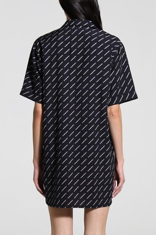 Vestido recto Elodie - Negro