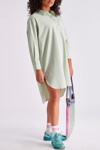 Vestido camisero Ama - Verde claro