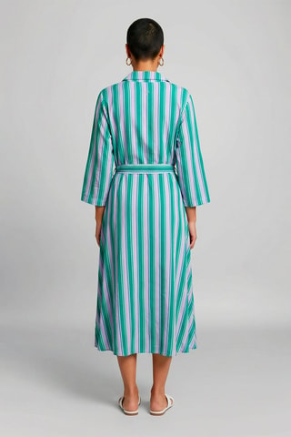 Vestido camisero Helene - Turquesa
