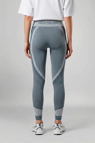 Leggings Bonniee - Azul petróleo y gris claro