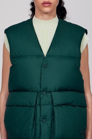 Piumino senza maniche unisex Joseph - Verde scuro