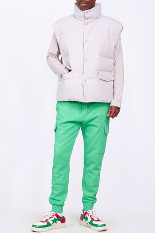 Piumino senza maniche unisex Cali - Grigio chiaro