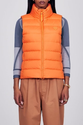 Doudoune sans manches Rosemarie - Orange