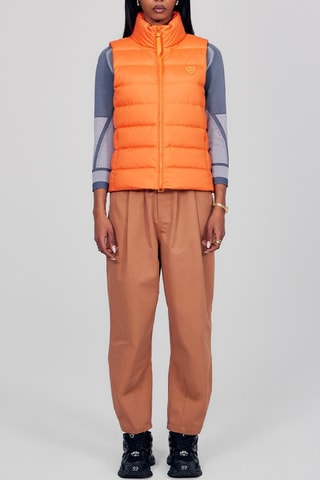 Doudoune sans manches Rosemarie - Orange