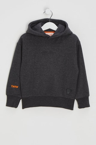 Sudadera con capucha Litcharly - Antracita jaspeado
