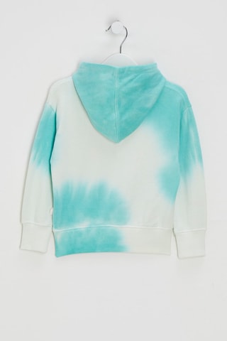 Sudadera con capucha dip-dye Charly - Turquesa