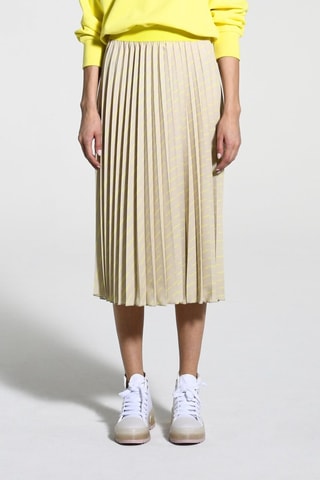 Falda plisada Maelle - Beige