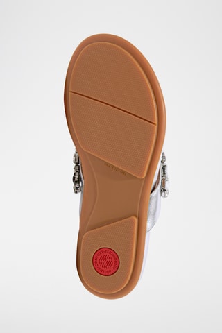 Tongs en cuir Dynamicush - Argenté