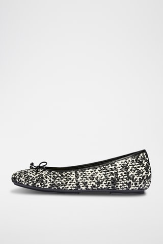 Ballerines Dynamicush - Noir et blanc