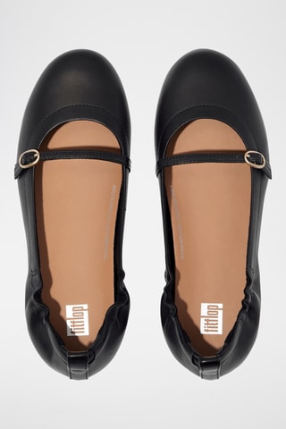 Ballerines en cuir - Noir