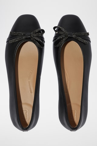 Ballerines en cuir Dynamicush - Noir
