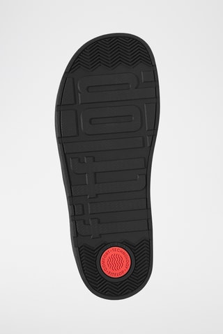 Sabots plateformes en cuir Microwobbleboard - Noir