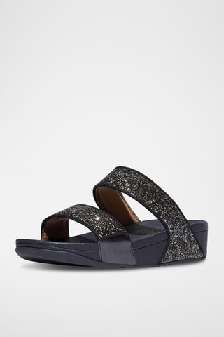 Mules compensées Microwobbleboard - Bleu nuit