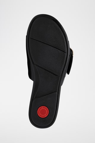 Mules en cuir - Noir