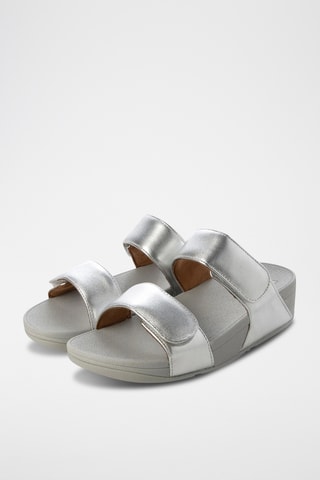 Mules en cuir Lulu - Argenté