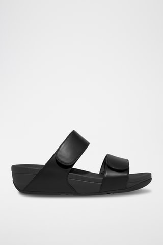 Mules en cuir Lulu - Noir