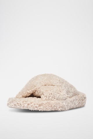Mules fourrées Iqushion - Beige