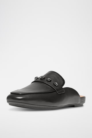Mules en cuir Dynamicush - Noir