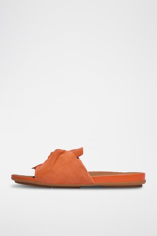 Mules en nubuck Dynamicush - Saumon