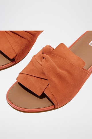 Mules en nubuck Dynamicush - Saumon
