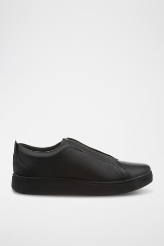 Slip-on em couro Anatomicush - Preto