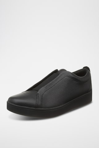 Slip-on em couro Anatomicush - Preto