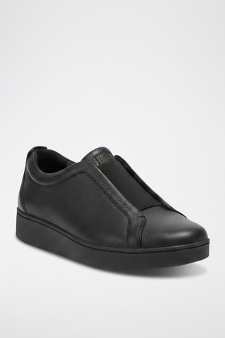 Slip-on em couro Anatomicush - Preto