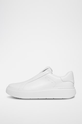 Slip-on plateformes en cuir Anatomicush - Blanc