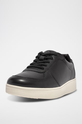 Sapatilhas em couro - Preto