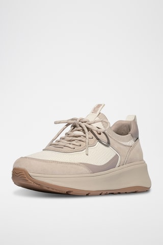 Baskets en nubuck Microwobbleboard - Beige