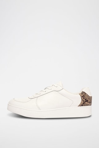 Sapatilhas em couro - Branco