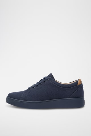 Sapatilhas em couro Rally - Azul