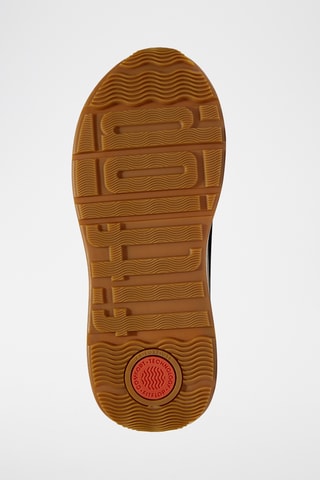 Baskets plateformes en cuir Microwobbleboard - Noir