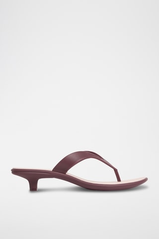 Sandales à talons - Rouge