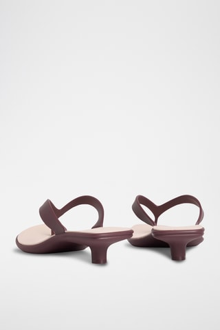Sandales à talons - Rouge