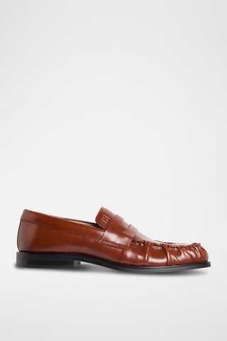 Mocassins en cuir nappa - Marron