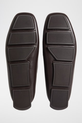 Mocassins en cuir nappa - Marron