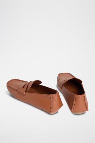 Mocassins en cuir - Marron