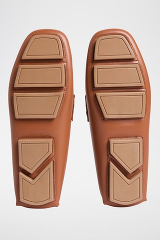Mocassins en cuir - Marron
