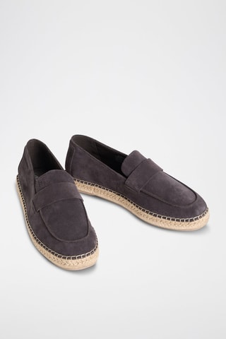 Mocassins en nubuck - Marron foncé