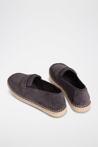 Mocassins en nubuck - Marron foncé